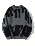 Grauer Herrenpullover