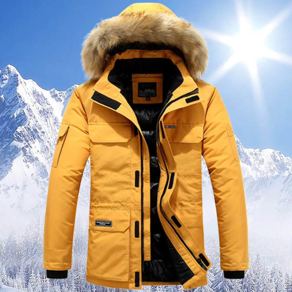 Tom - Winterjacke mit Kunstfellkapuze