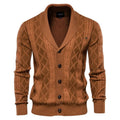 Waylon - Kuschelige und Legere College-Strickjacke