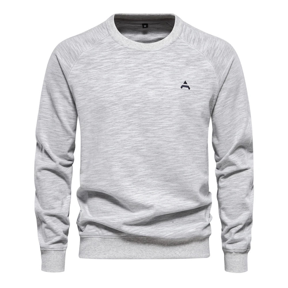 Herrenpullover mit Raglanärmeln und Rundhalsausschnitt - Lässiger Stil