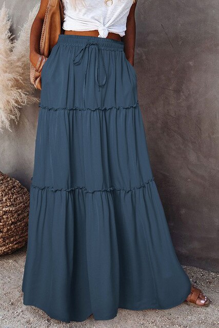 NATALIE Damenrock mit Hoher Taille – Eleganter, Femininer Designrock aus Hochwertigem Stoff