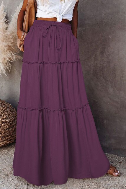 NATALIE Damenrock mit Hoher Taille – Eleganter, Femininer Designrock aus Hochwertigem Stoff