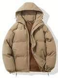 Warme Kapuzenjacke im klassischen Design