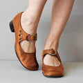 Vintage Orthopädische Schuhe mit Runder Zehe - Modell Opal