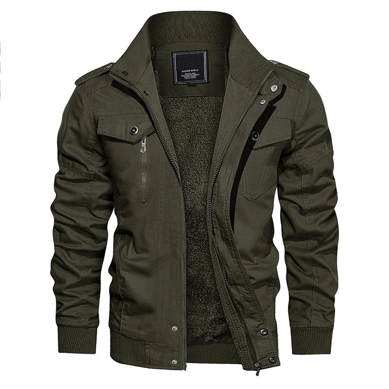 Moderne, trendige Herren-Bomberjacke mit weichem Innenfutter | Ideal für den Alltag