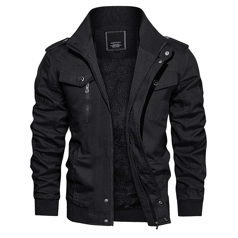 Moderne, trendige Herren-Bomberjacke mit weichem Innenfutter | Ideal für den Alltag