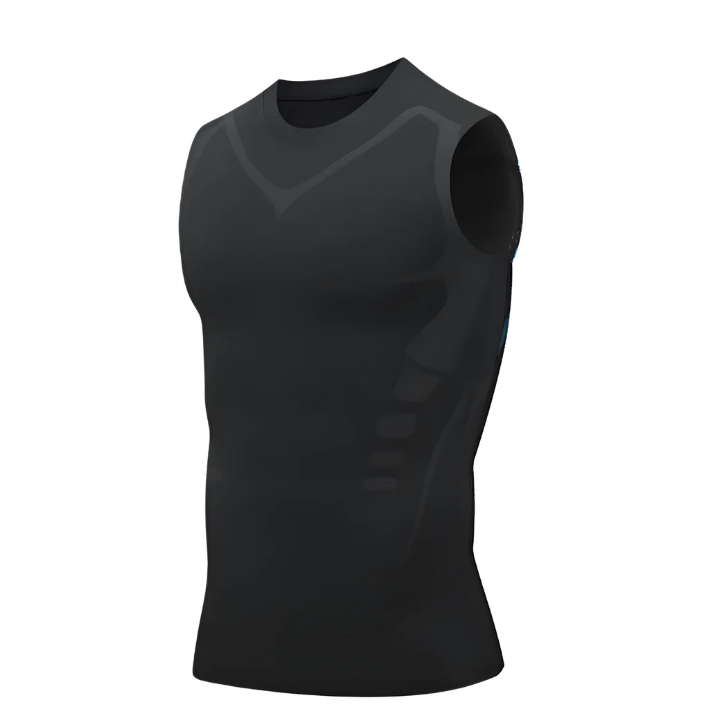 Formender Herren-Kompressionstanktop mit Kühltechnologie – Figurformendes Muskelshirt zur Unterstützung bei Gynäkomastie und Haltungskorrektur