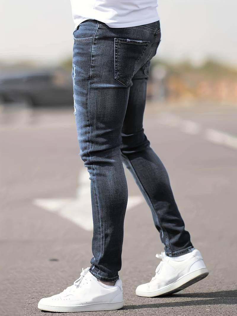Malcolm – Herren-Jeans im Used-Look