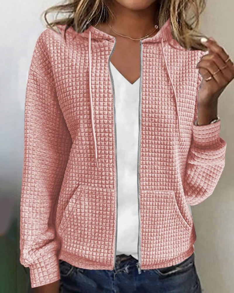 Hanna | Stilvolle Damen-Kapuzenweste mit Taschen für den Alltag
