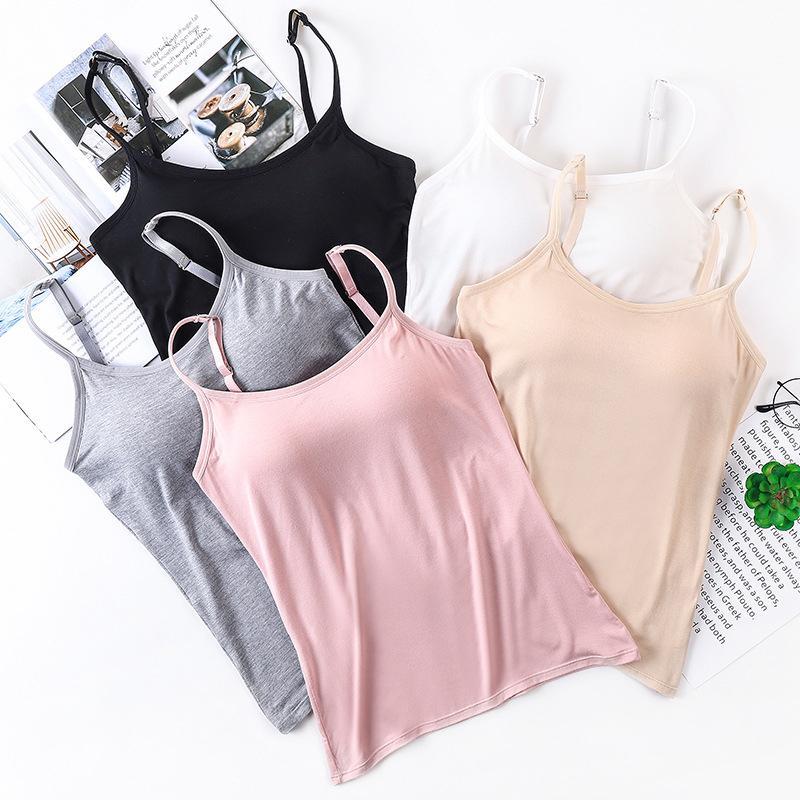Gepolstertes Tanktop | Tanktop mit eingebautem BH