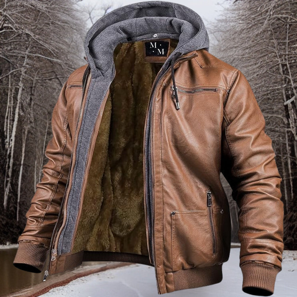 Erstklassige Herren-Lederjacke