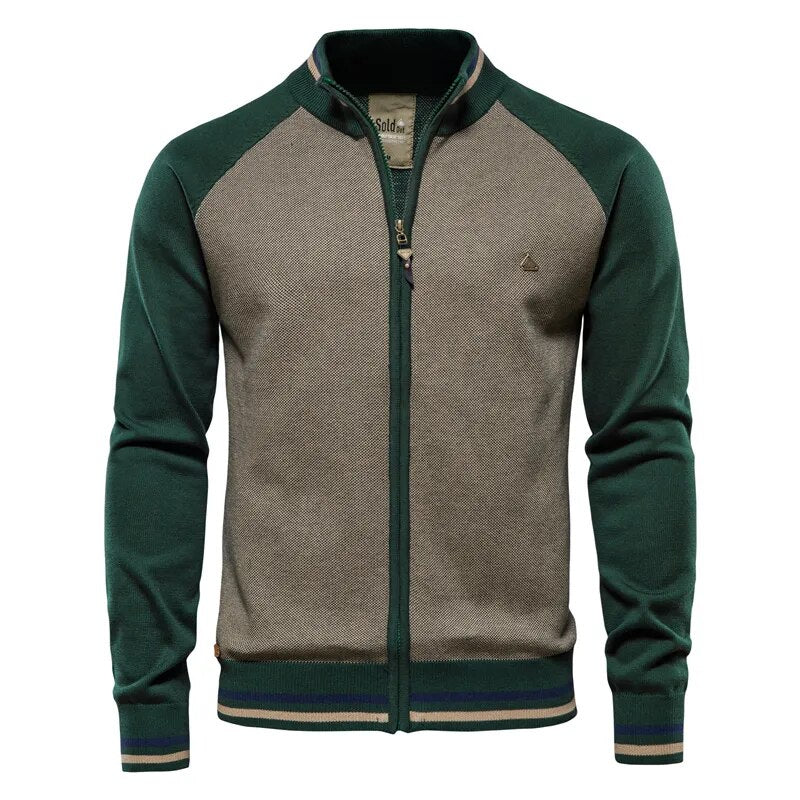 Waylon - Kuschelige und Legere College-Strickjacke