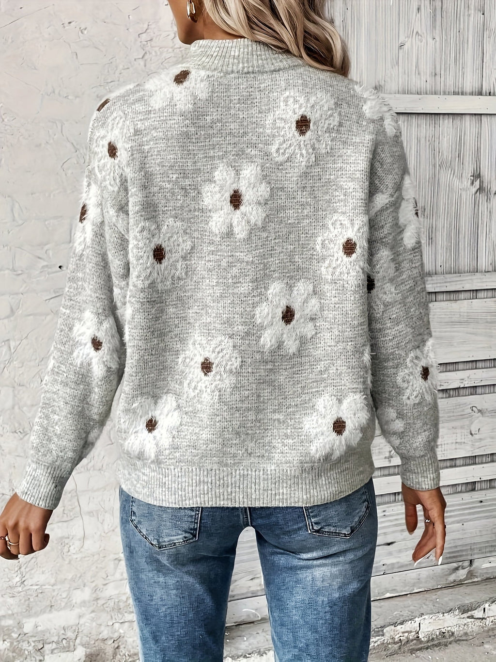 Lelia - Damenpullover mit Reißverschluss im lässigen Stil