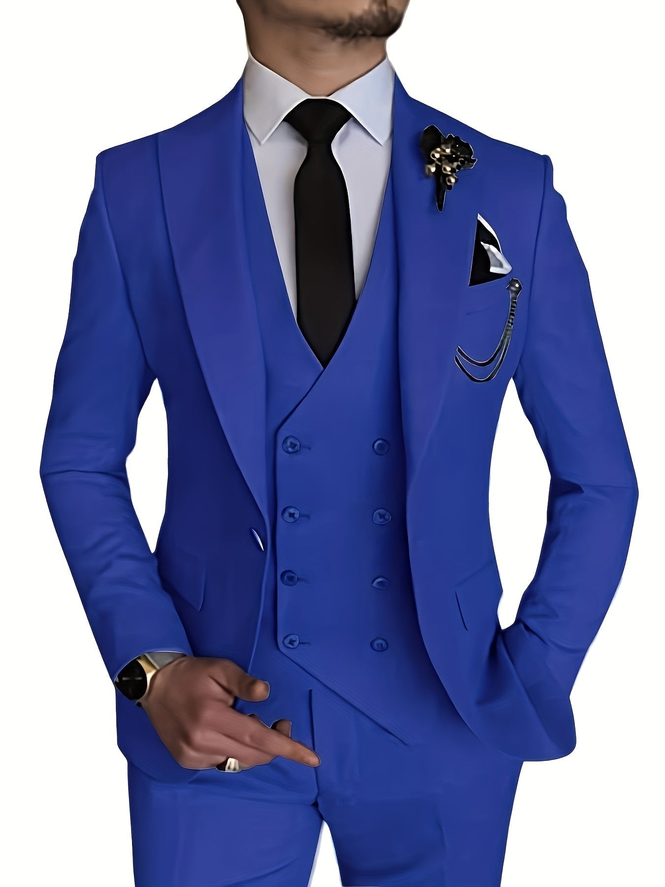 Orson Herrenanzug - Eleganter 3-teiliger Slim Fit