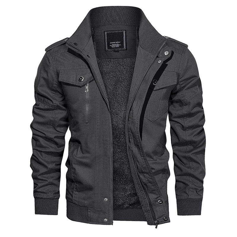 Moderne, trendige Herren-Bomberjacke mit weichem Innenfutter | Ideal für den Alltag