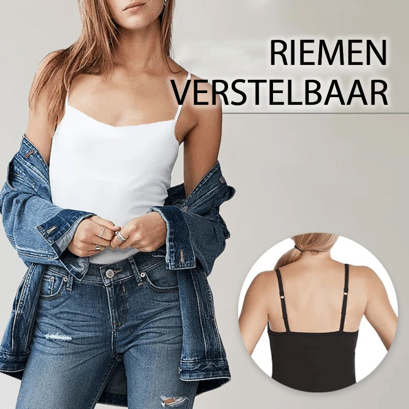 Gepolstertes Tanktop | Tanktop mit eingebautem BH