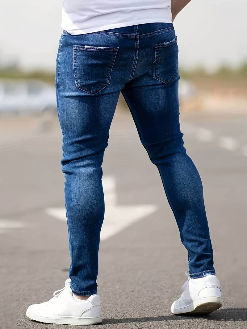 Malcolm – Herren-Jeans im Used-Look