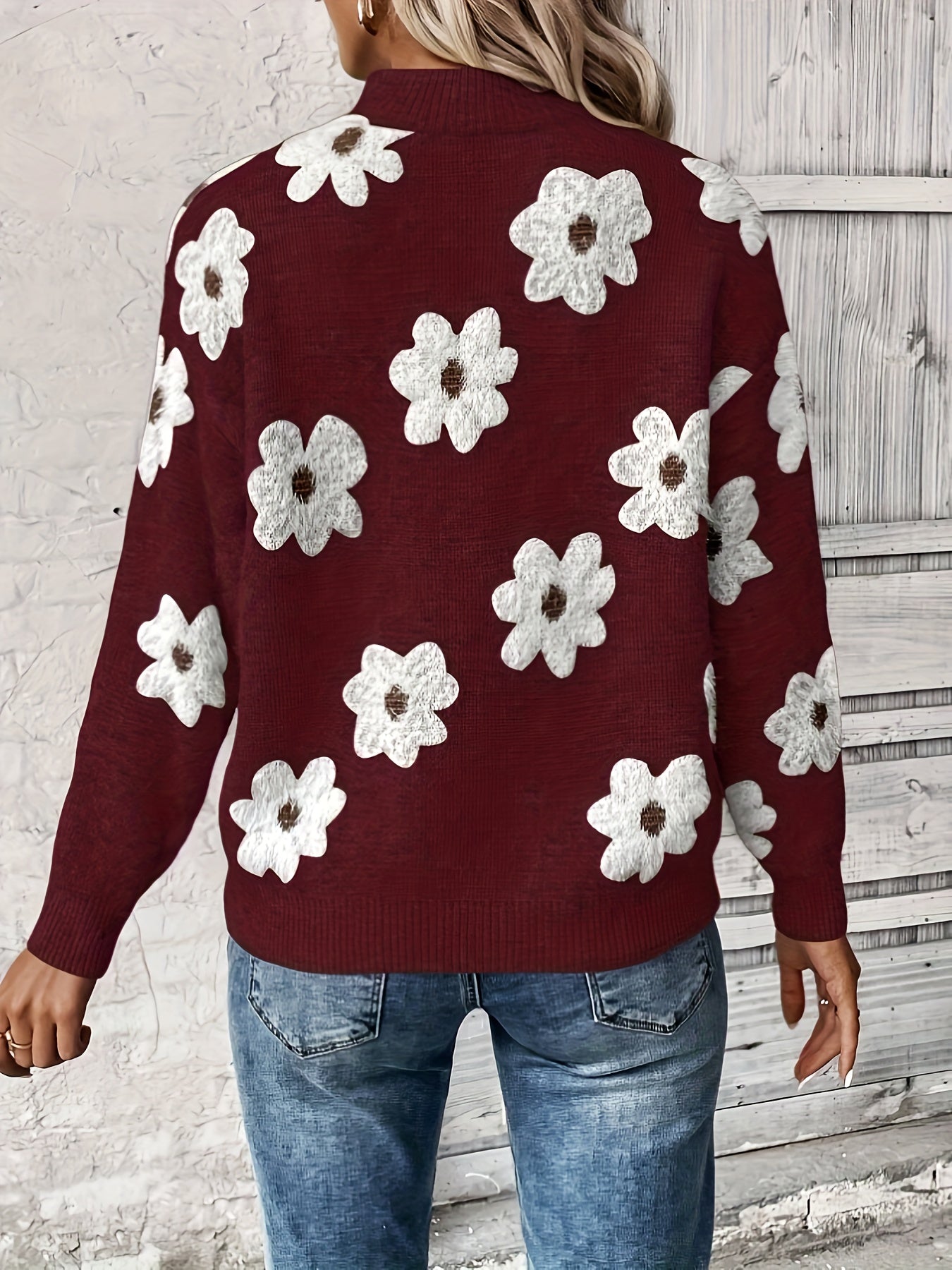 Lelia - Damenpullover mit Reißverschluss im lässigen Stil