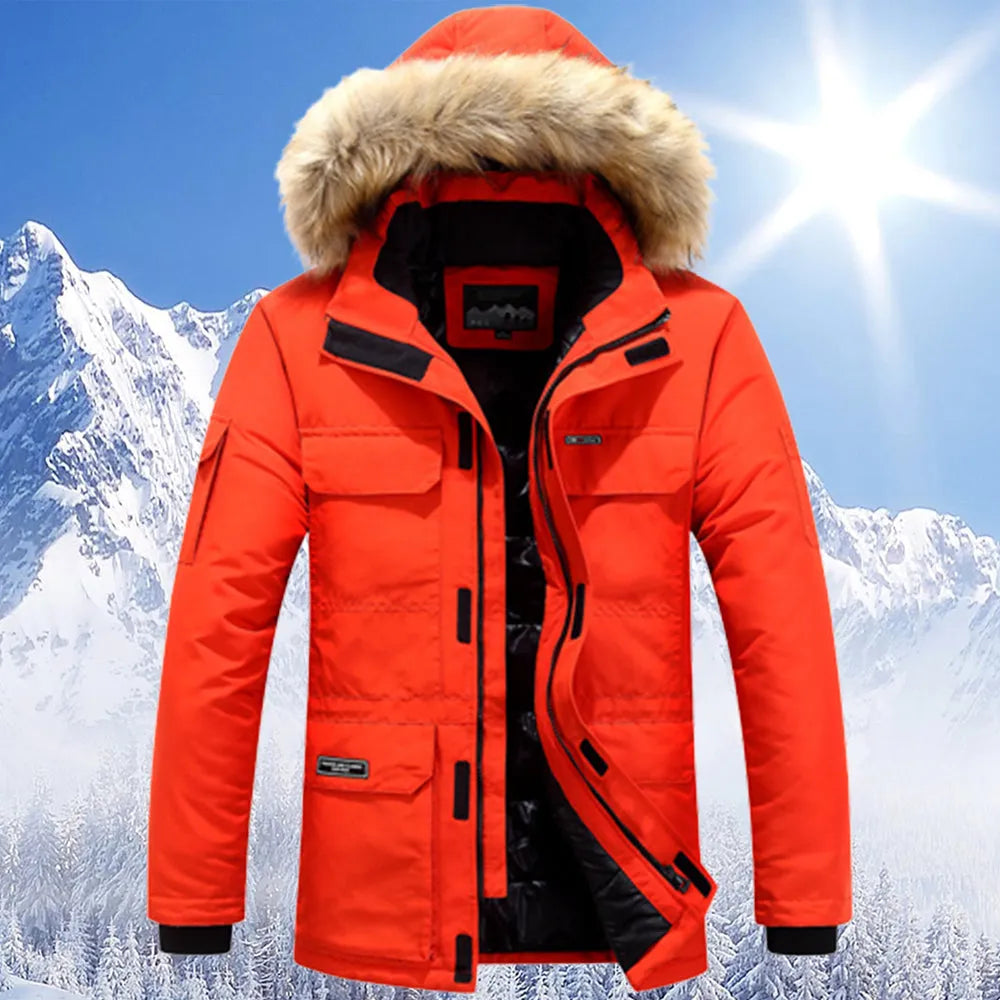 Tom - Winterjacke mit Kunstfellkapuze