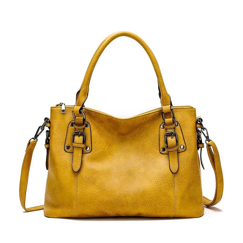 Aeliana | Elegante Damen Leder Schultertasche