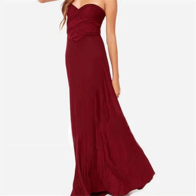 Slitherio - Elegantes Langes Leinenkleid - Bequem für Besondere Anlässe für Damen