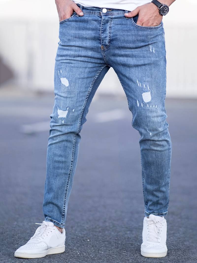 Malcolm – Herren-Jeans im Used-Look