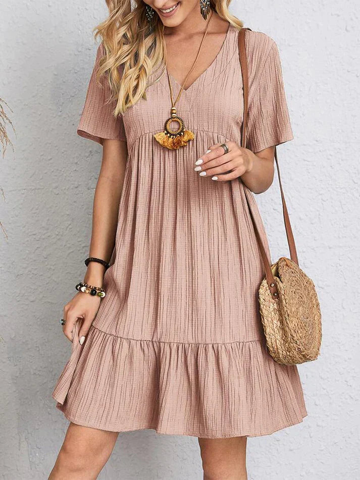 Julietta – Elegantes Kleid mit V-Ausschnitt