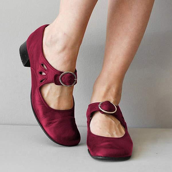 Vintage Orthopädische Schuhe mit Runder Zehe - Modell Opal