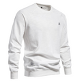 Herrenpullover mit Raglanärmeln und Rundhalsausschnitt - Lässiger Stil