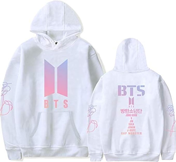 BTS Unisex Hoodie Casual Sweatshirt Cosplay Jacket Top