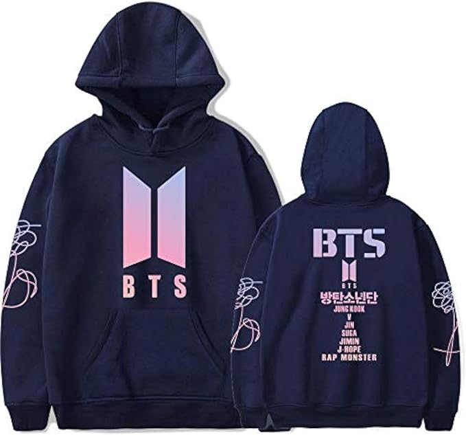 BTS Unisex Hoodie Casual Sweatshirt Cosplay Jacket Top