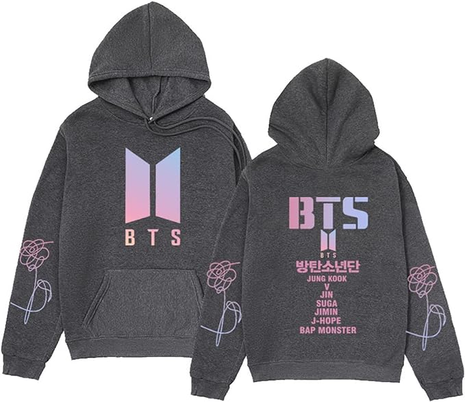 BTS Unisex Hoodie Casual Sweatshirt Cosplay Jacket Top