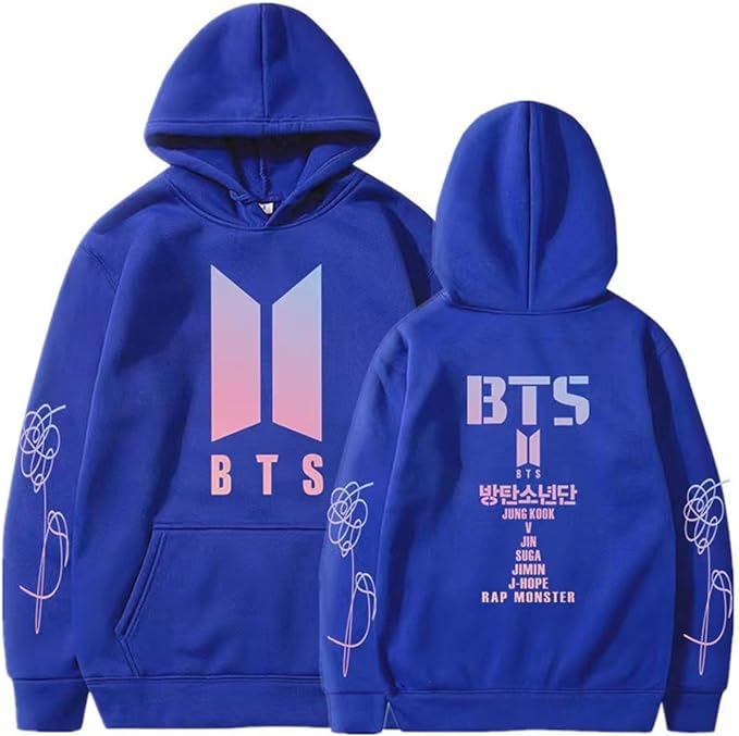 BTS Unisex Hoodie Casual Sweatshirt Cosplay Jacket Top