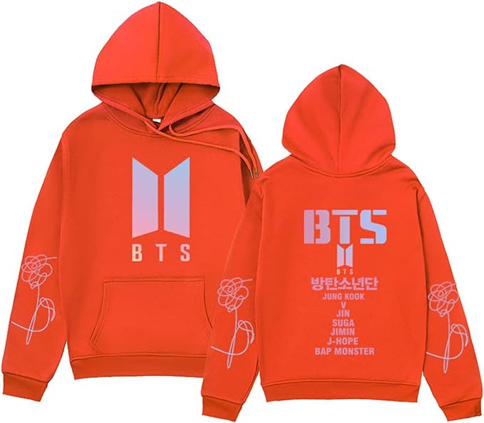 BTS Unisex Hoodie Casual Sweatshirt Cosplay Jacket Top
