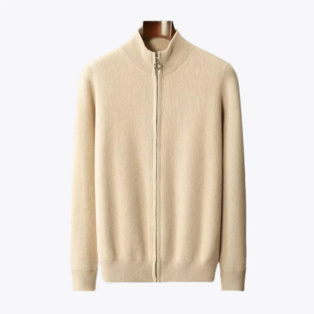 Von - Kuschelige Herren-Strickjacke