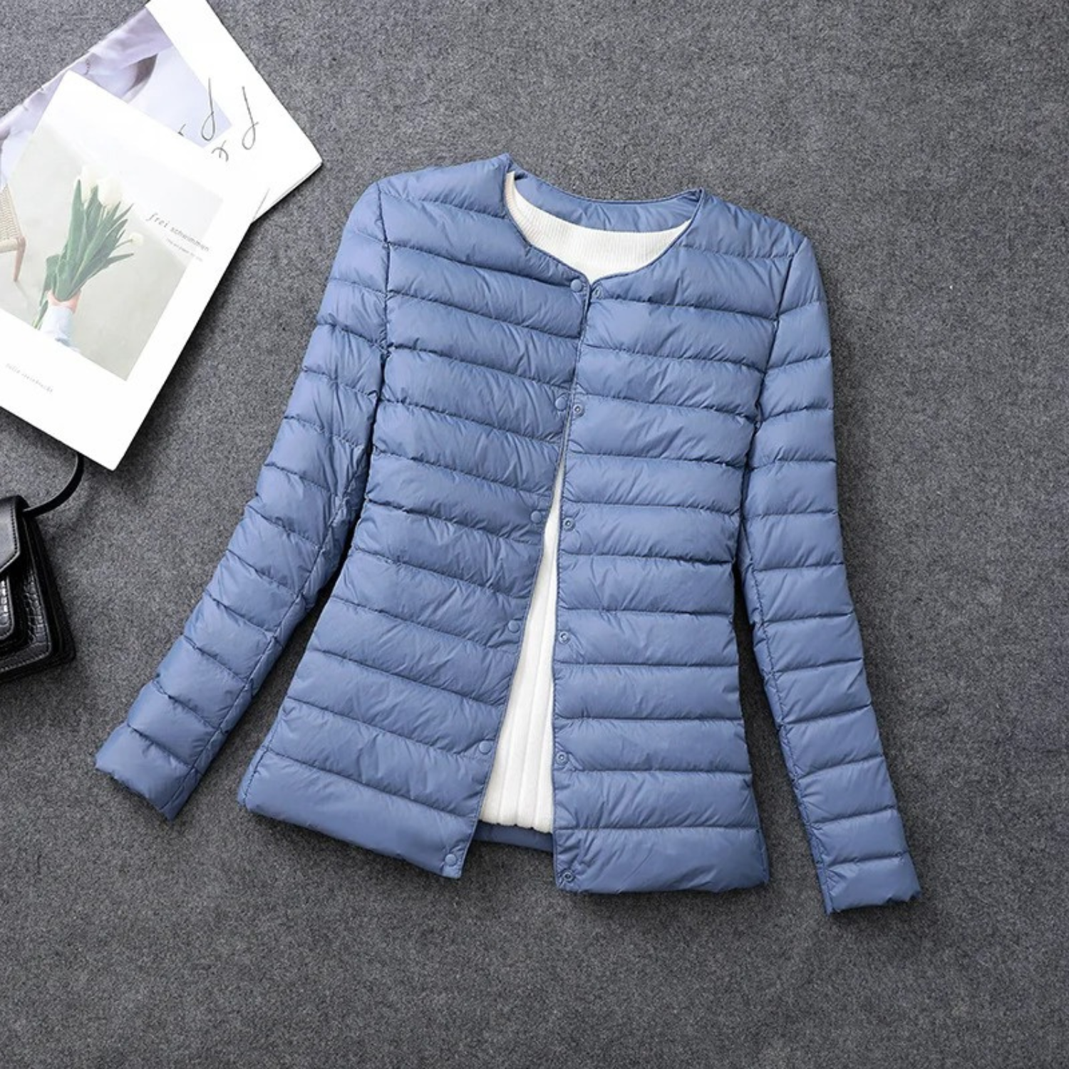 Coraline - leichte Daunenjacke mit Steppdesign
