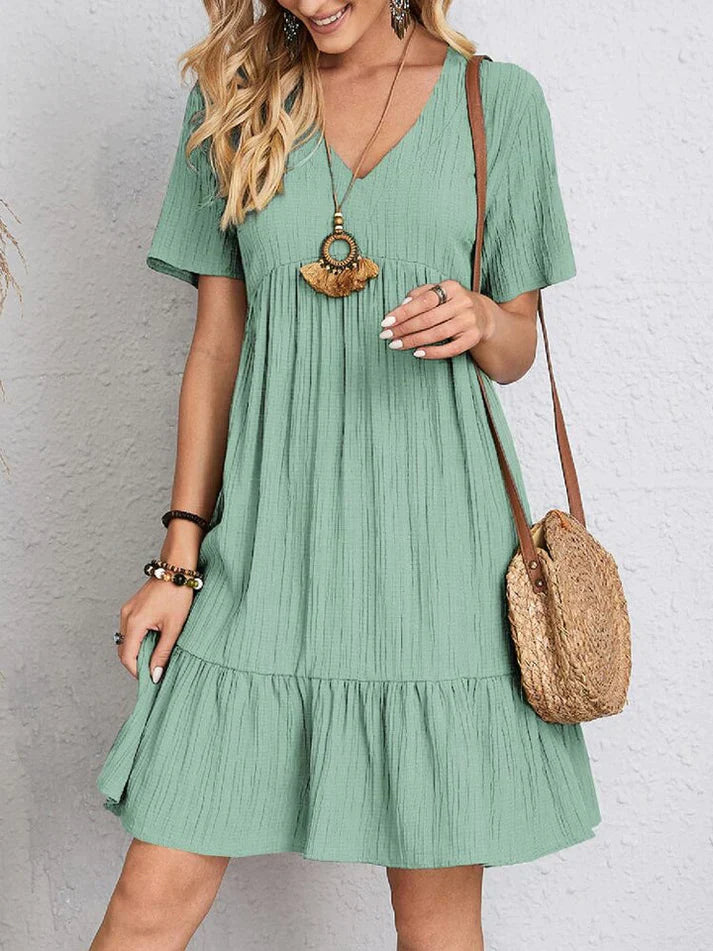 Julietta – Elegantes Kleid mit V-Ausschnitt