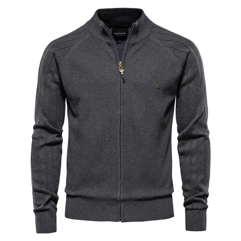 Waylon - Kuschelige und Legere College-Strickjacke