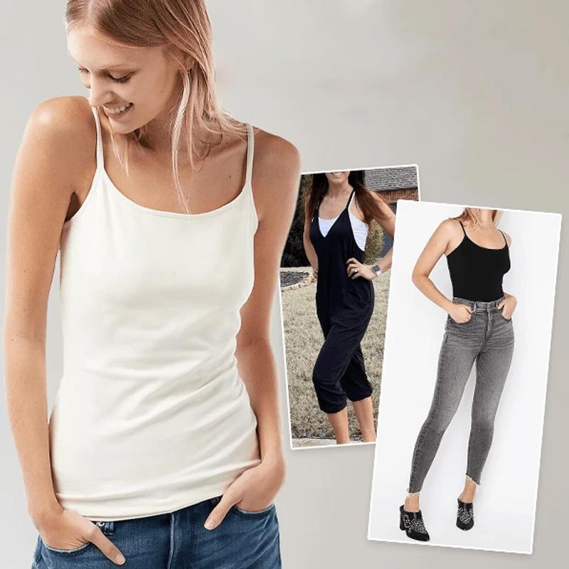 Gepolstertes Tanktop | Tanktop mit eingebautem BH