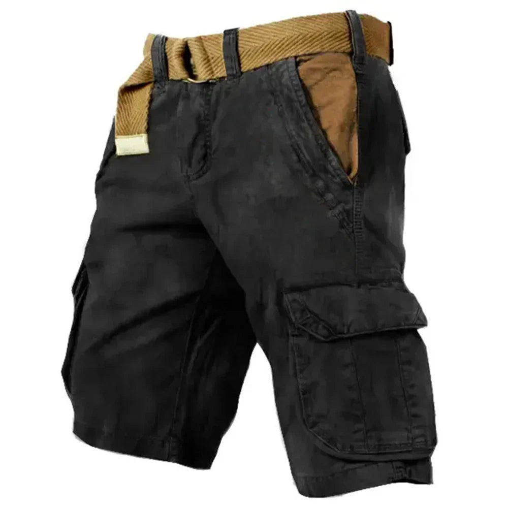 Sommerliche Vintage-Cargo-Shorts für Herren