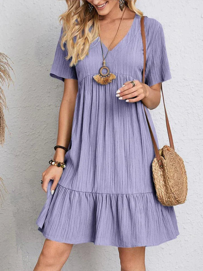Julietta – Elegantes Kleid mit V-Ausschnitt