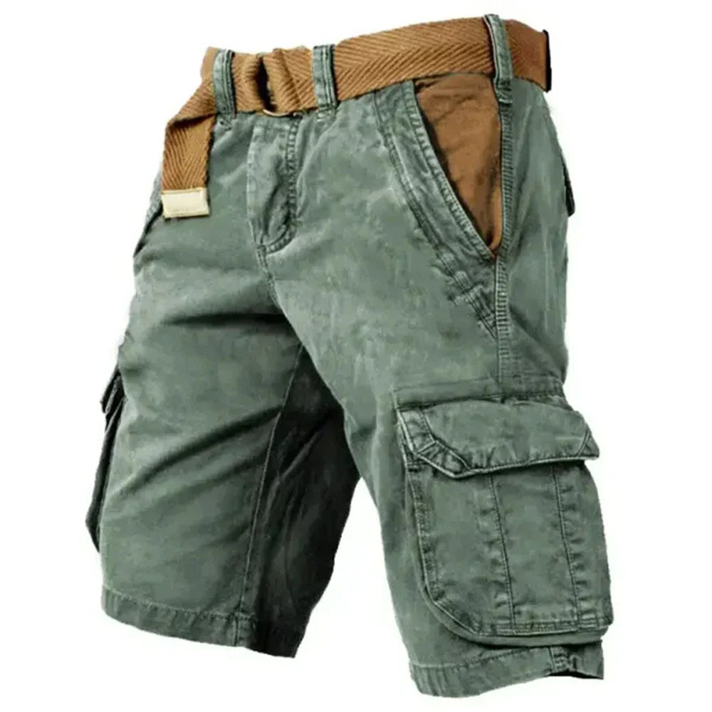 Sommerliche Vintage-Cargo-Shorts für Herren