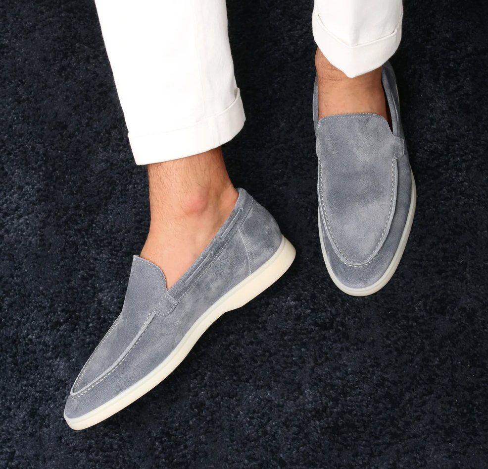 Klassische Wildleder-Loafers für Herren