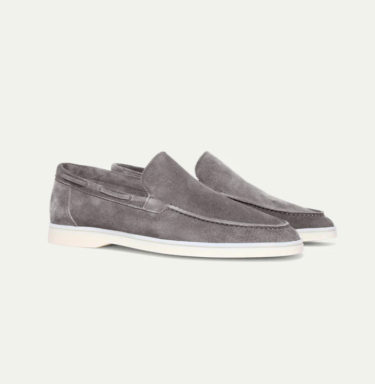 Klassische Wildleder-Loafers für Herren