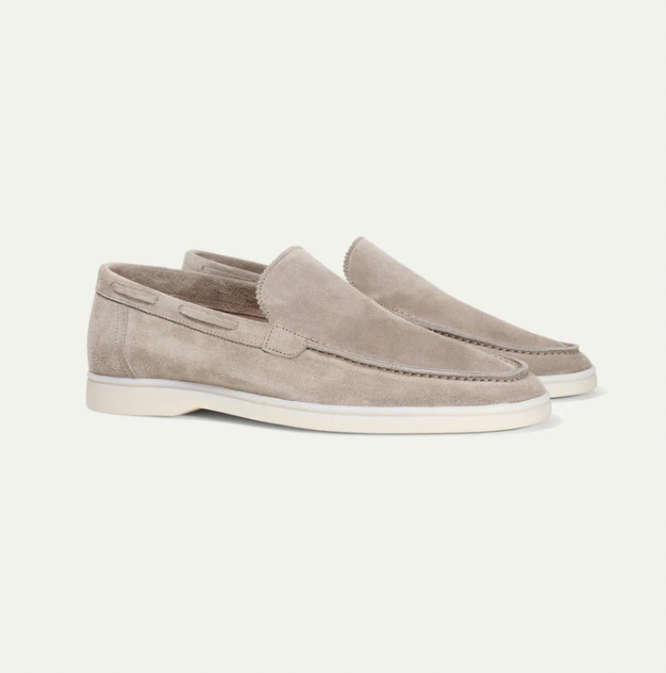 Klassische Wildleder-Loafers für Herren