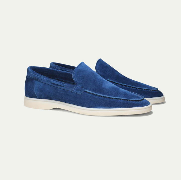 Klassische Wildleder-Loafers für Herren
