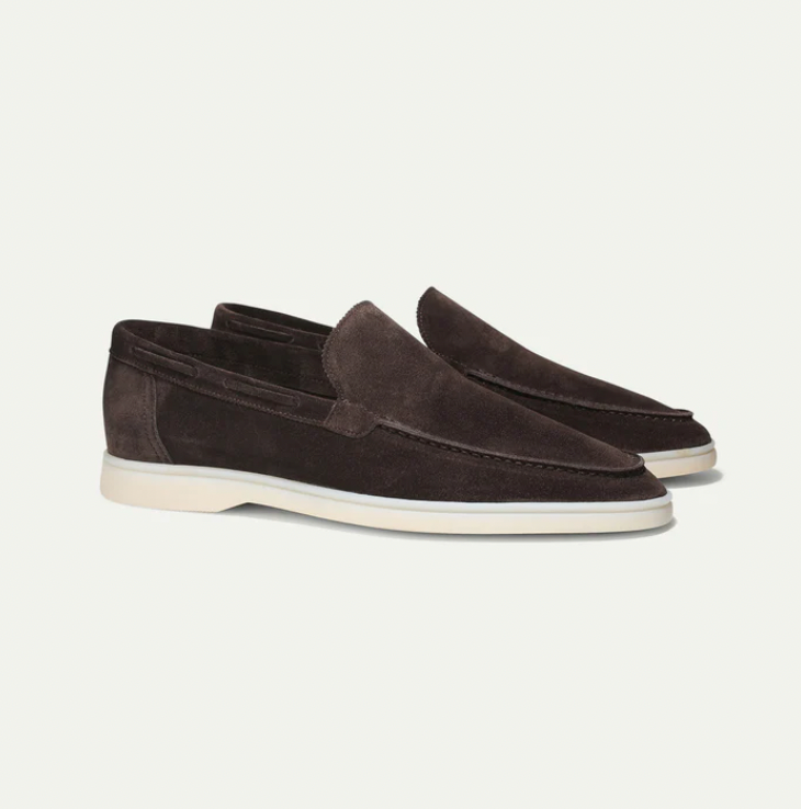 Klassische Wildleder-Loafers für Herren