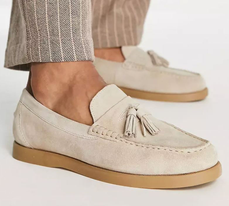 Klassische Wildleder-Loafers für Herren