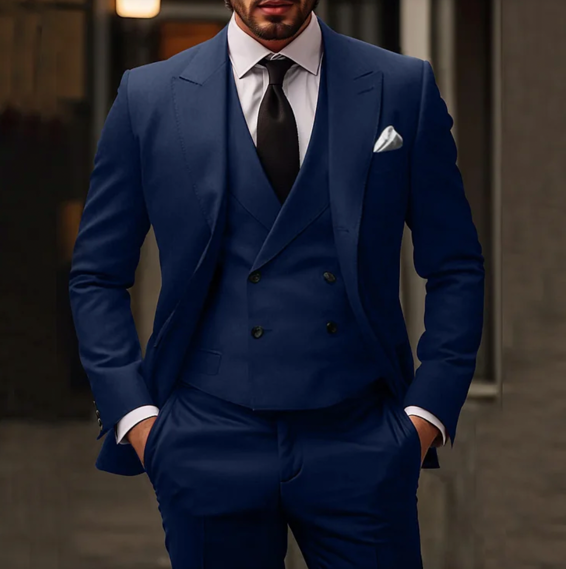 Dreiteiliger Herrenanzug für Business und Hochzeit | Kyrie