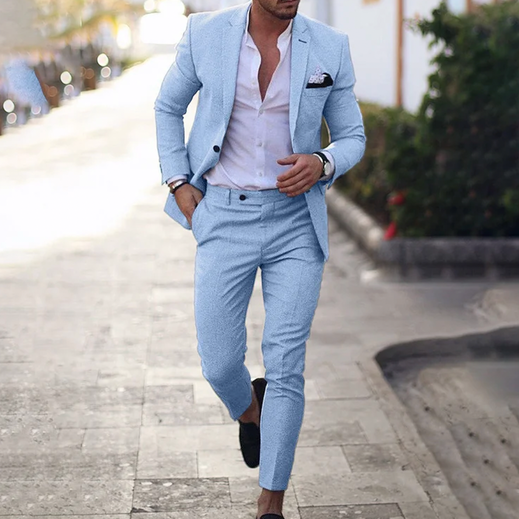 Michael – Herren 2-teiliges Set mit elegantem Business-Blazer und Hose